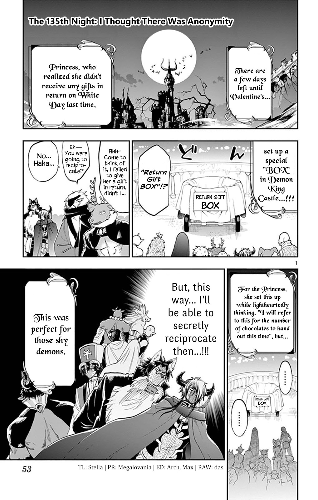 Maou-jou de Oyasumi Chapter 135 page 1 - Chapter 135: I Thought There Was Anonymity