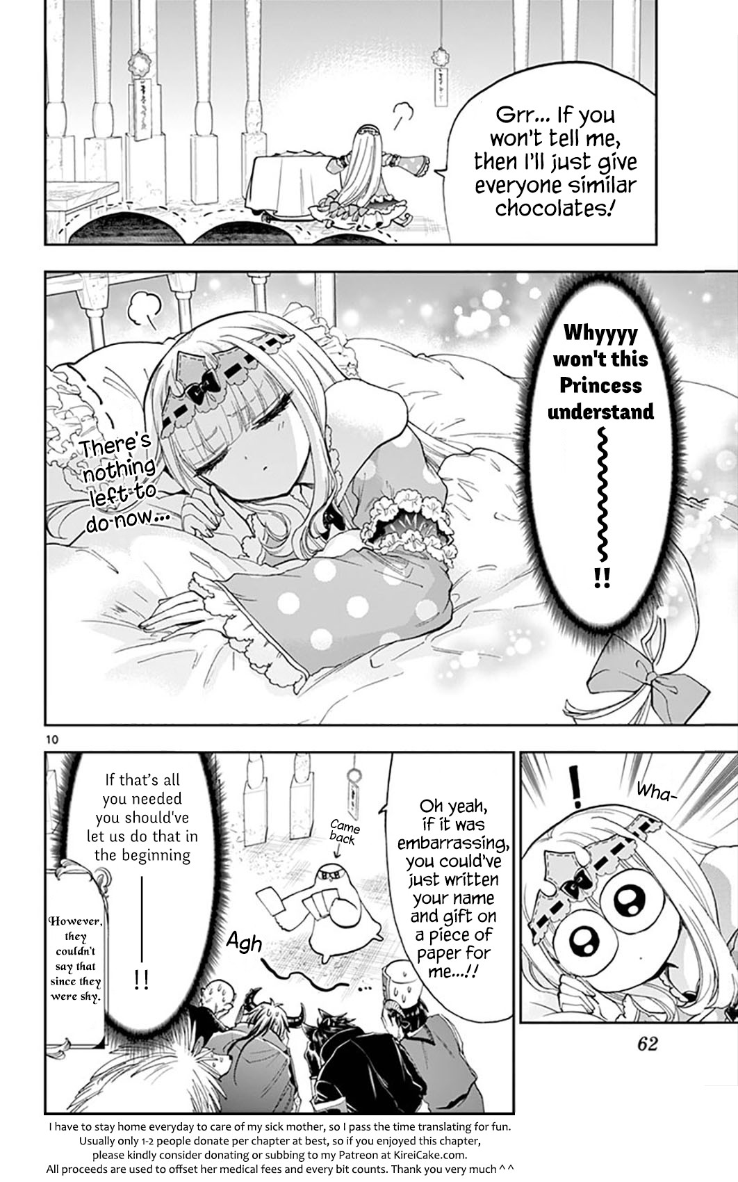 Maou-jou de Oyasumi Chapter 135 page 10 - Chapter 135: I Thought There Was Anonymity