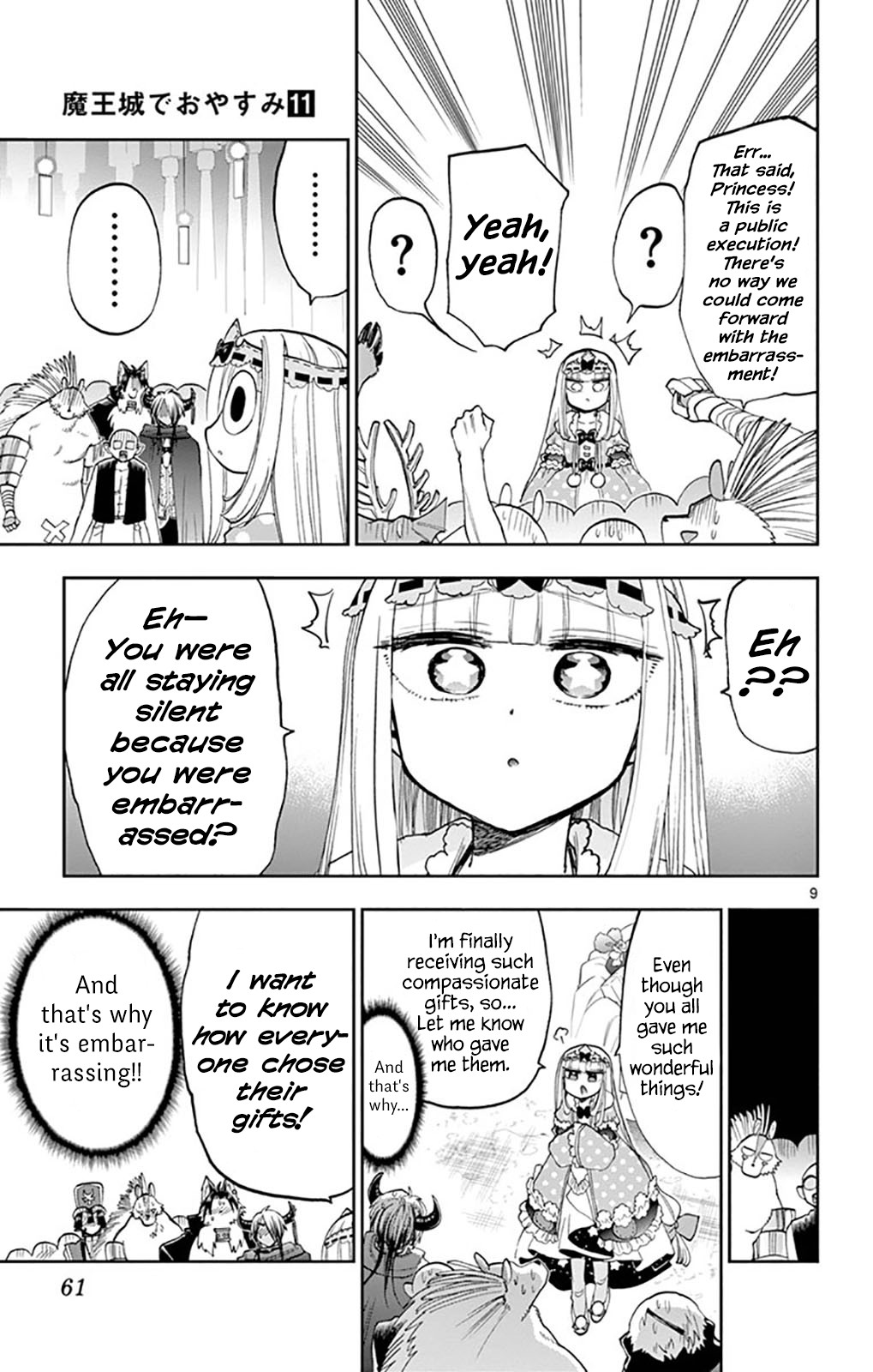 Maou-jou de Oyasumi Chapter 135 page 9 - Chapter 135: I Thought There Was Anonymity