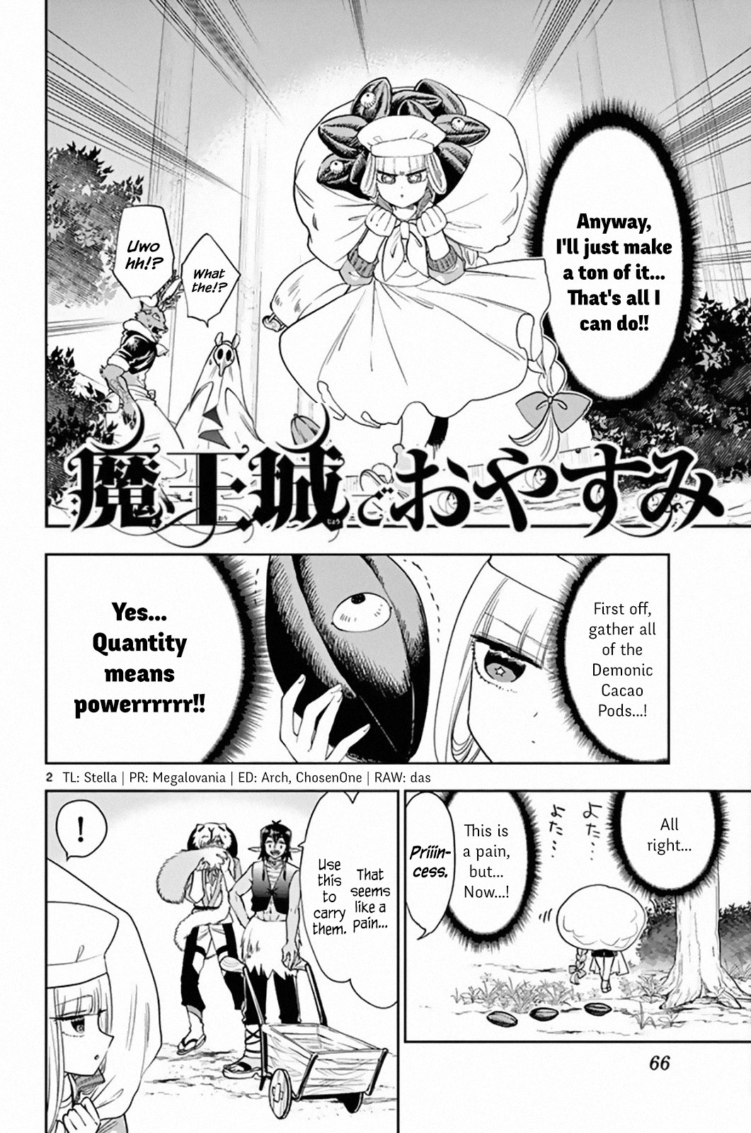 Maou-jou de Oyasumi Chapter 136 page 2 - Chapter 136: Suyaris and the Chocolate Demon King Castle