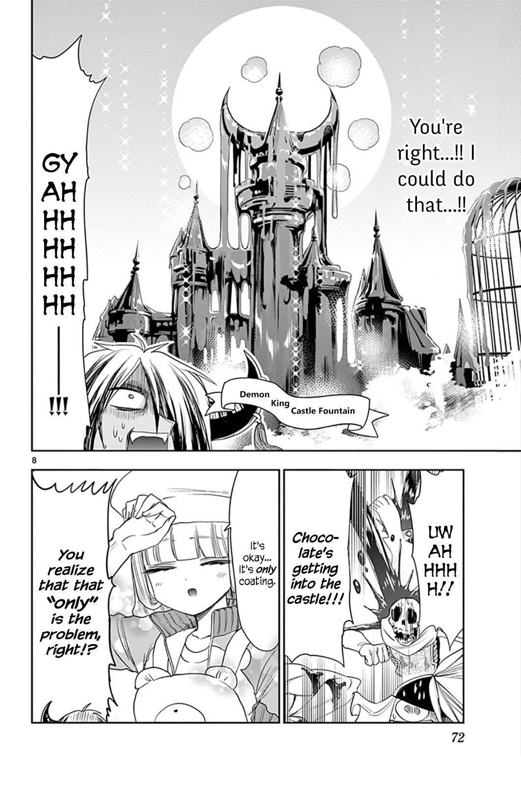 Maou-jou de Oyasumi Chapter 136 page 8 - Chapter 136: Suyaris and the Chocolate Demon King Castle
