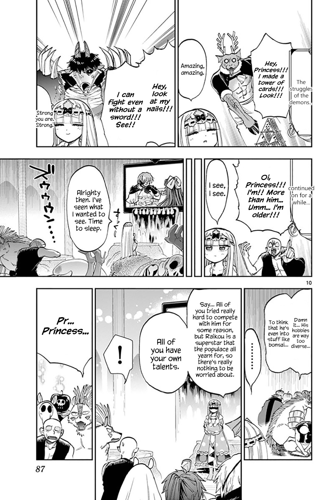 Maou-jou de Oyasumi Chapter 137 page 10 - Chapter 137: Look This Way! Suyaris!