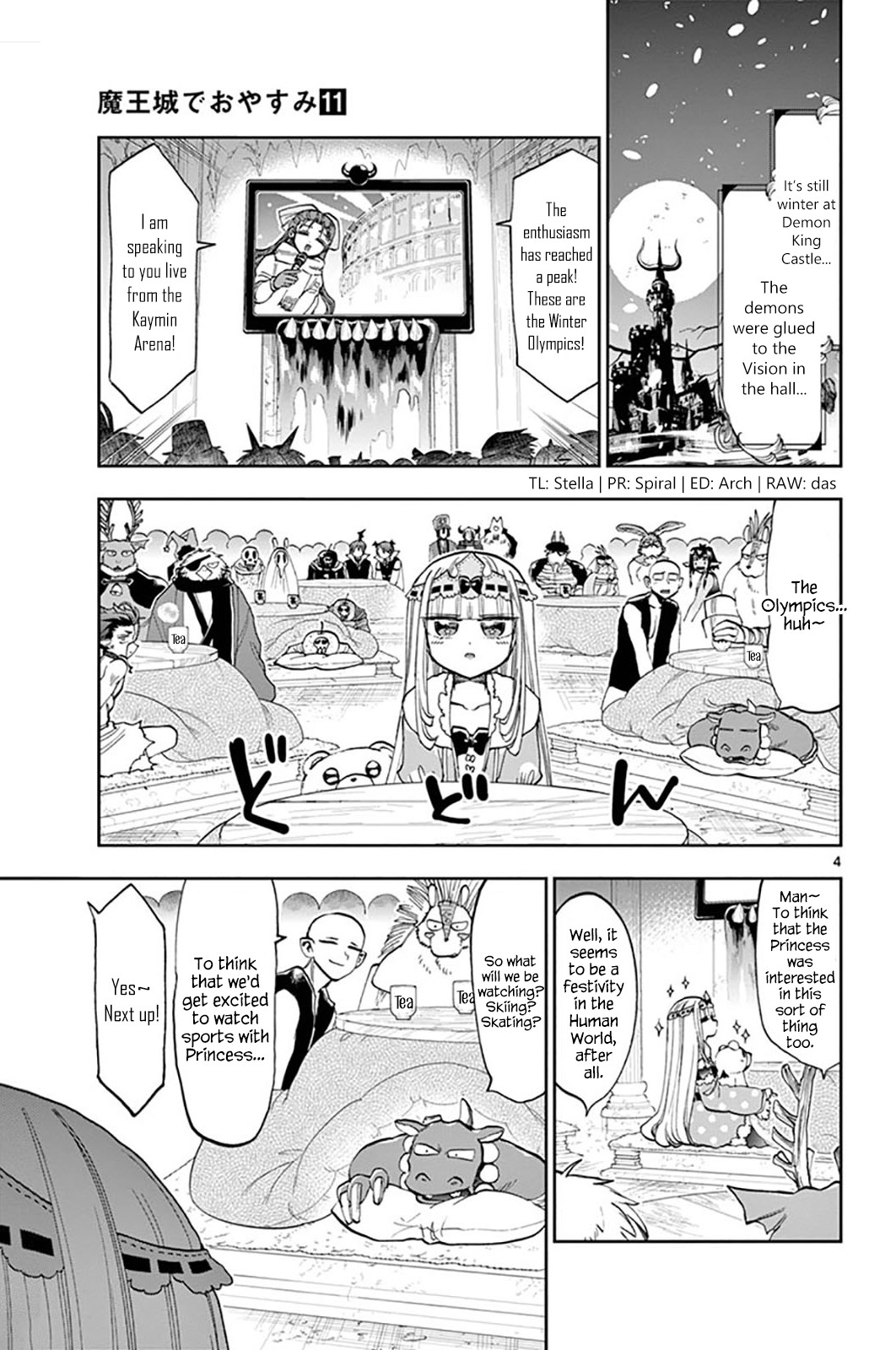 Maou-jou de Oyasumi Chapter 137 page 4 - Chapter 137: Look This Way! Suyaris!