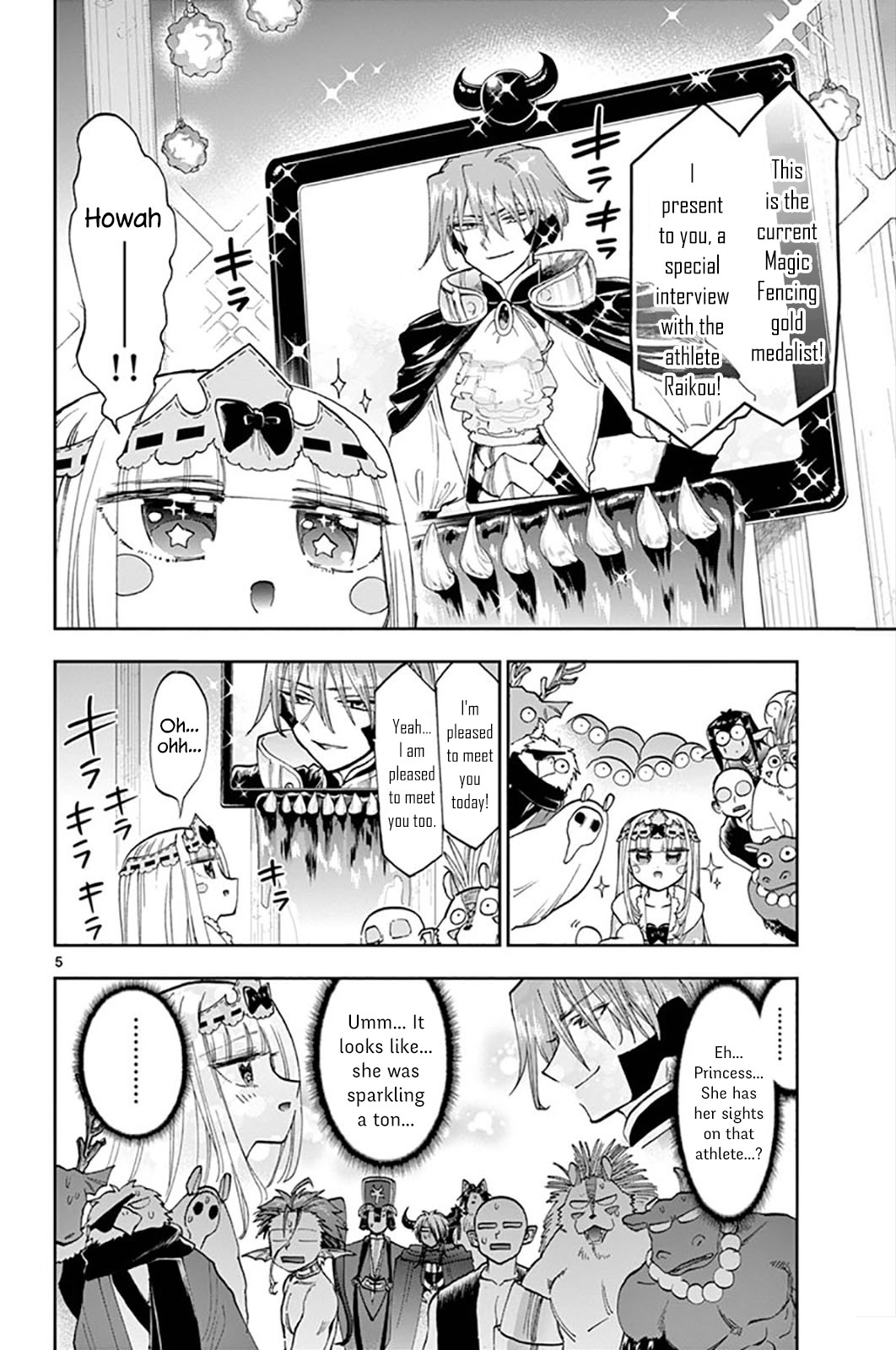 Maou-jou de Oyasumi Chapter 137 page 5 - Chapter 137: Look This Way! Suyaris!