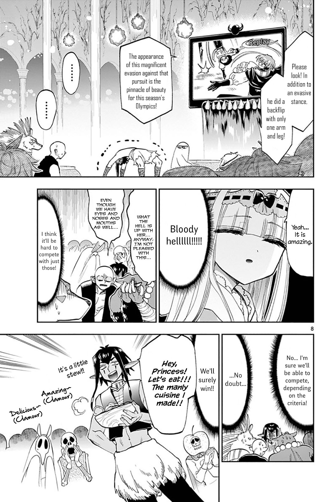 Maou-jou de Oyasumi Chapter 137 page 8 - Chapter 137: Look This Way! Suyaris!