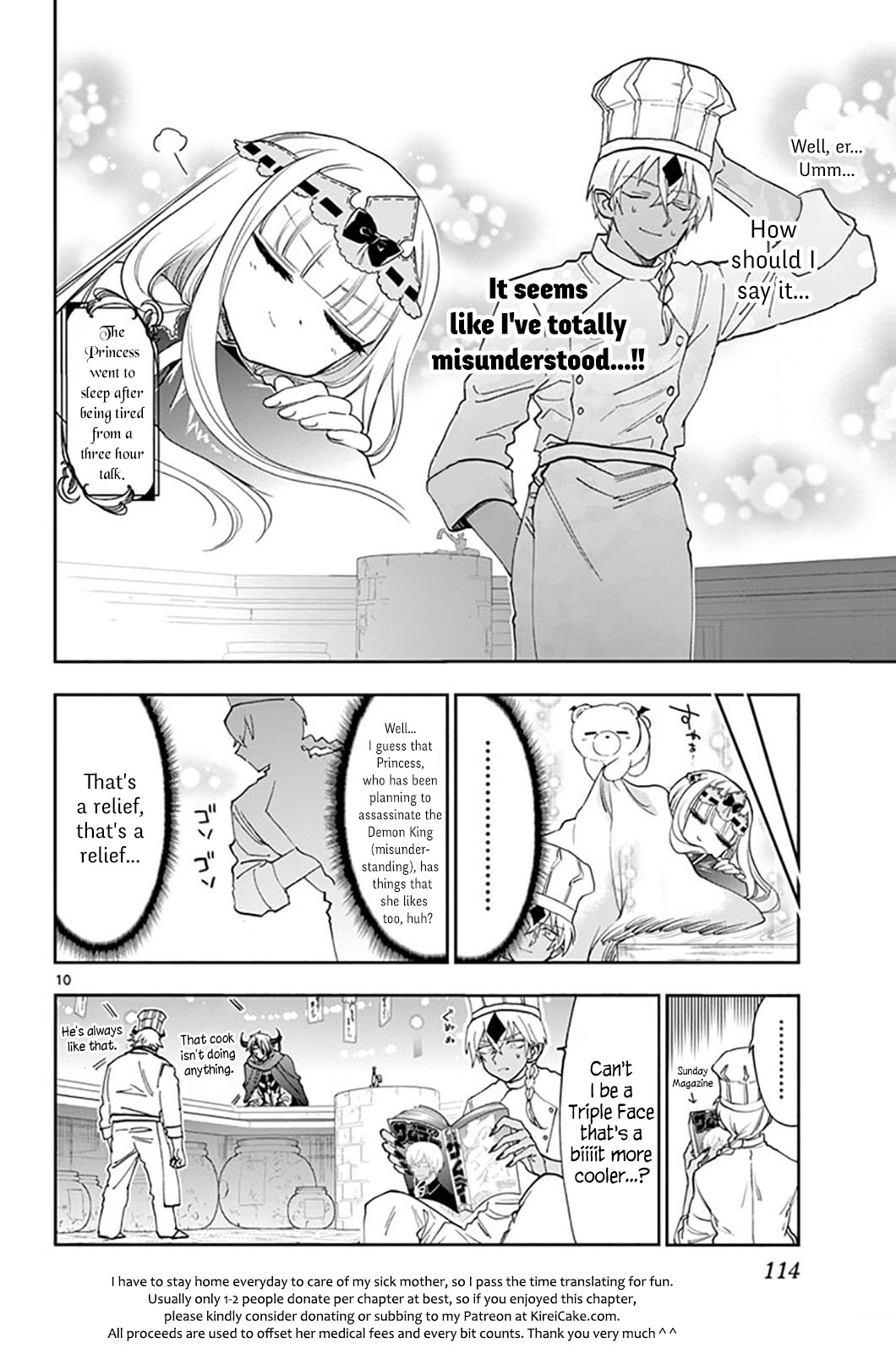 Maou-jou de Oyasumi Chapter 139 page 10 - Chapter 139: I'm Sincerely Sorry