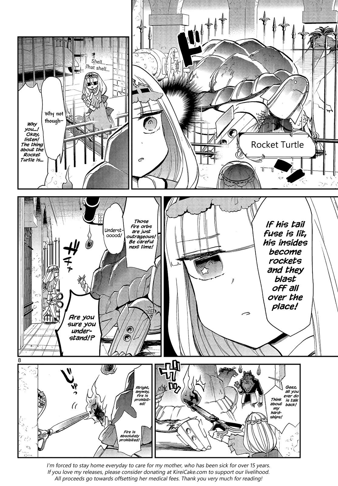 Maou-jou de Oyasumi Chapter 14 page 8 - Chapter 14: The Steam Killing Demon
