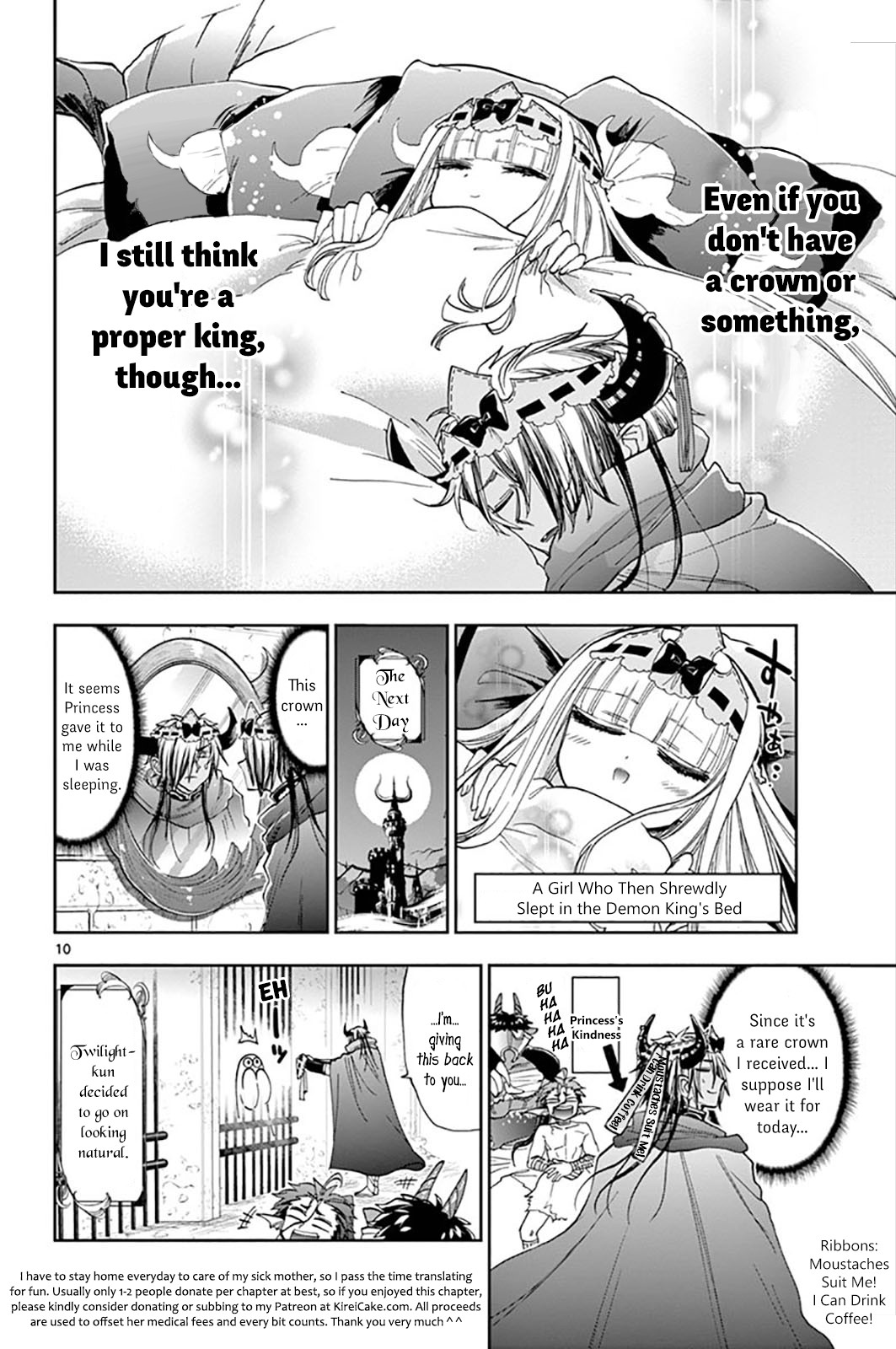 Maou-jou de Oyasumi Chapter 140 page 10 - Chapter 140: Demon King-Sama is Arrogant