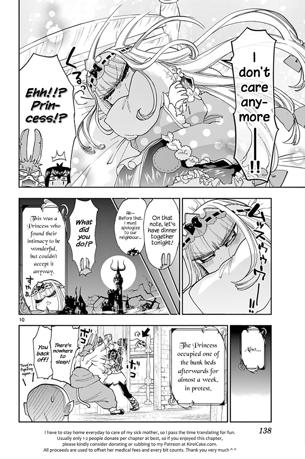 Maou-jou de Oyasumi Chapter 141 page 10 - Chapter 141: Welcome to the Newcomers' Dorm
