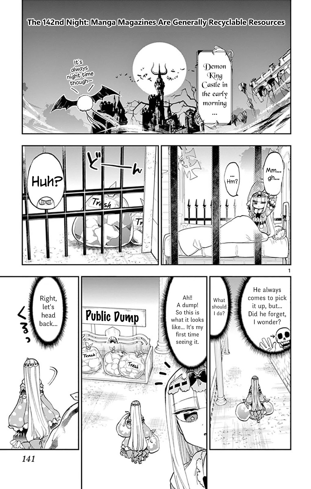 Maou-jou de Oyasumi Chapter 142 page 1 - Chapter 142: Manga Magazines Are Generally Recyclable Resources