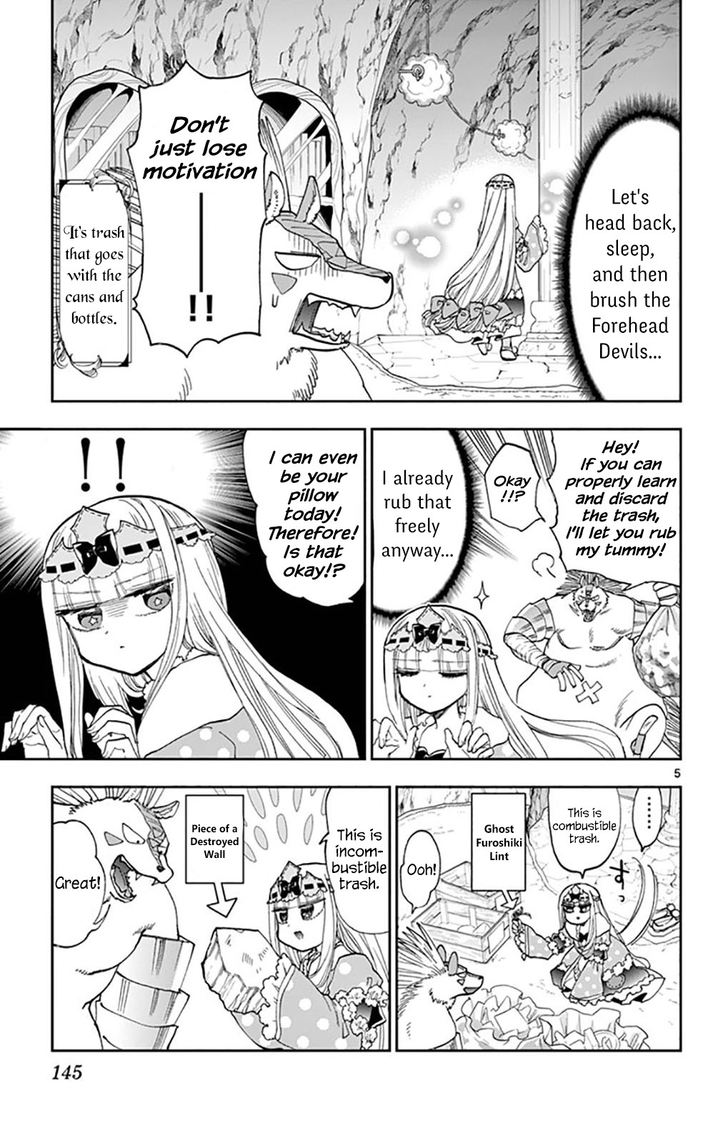 Maou-jou de Oyasumi Chapter 142 page 5 - Chapter 142: Manga Magazines Are Generally Recyclable Resources