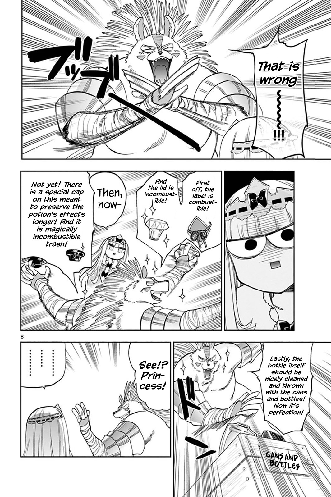 Maou-jou de Oyasumi Chapter 142 page 8 - Chapter 142: Manga Magazines Are Generally Recyclable Resources