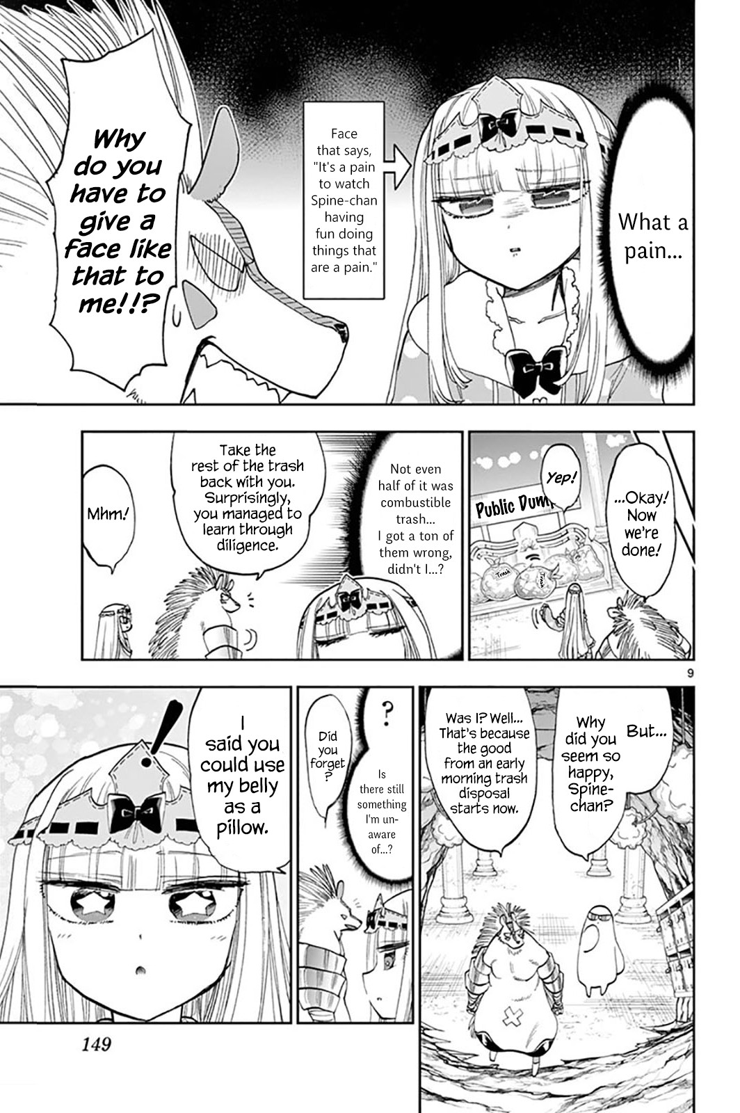 Maou-jou de Oyasumi Chapter 142 page 9 - Chapter 142: Manga Magazines Are Generally Recyclable Resources
