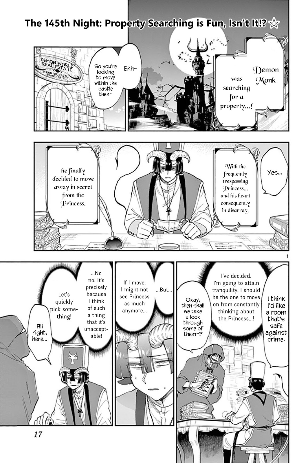 Maou-jou de Oyasumi Chapter 145 page 1 - Chapter 145: Property Searching is Fun, Isn't It!?
