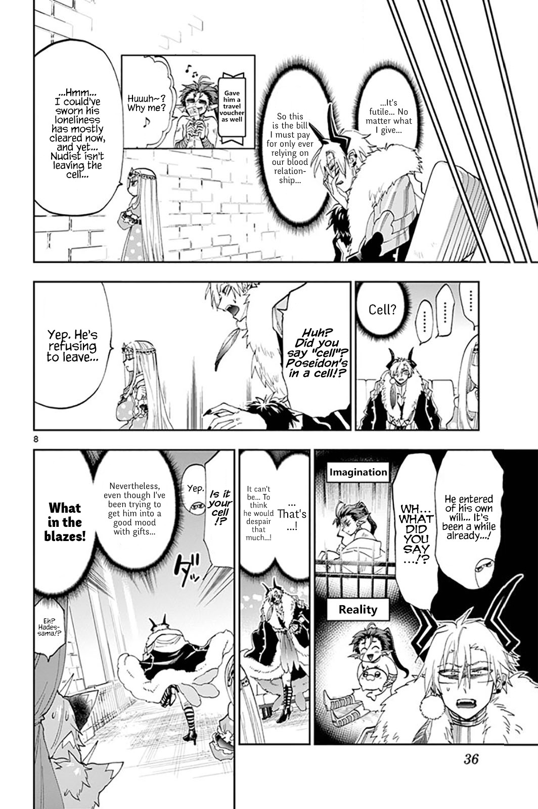 Maou-jou de Oyasumi Chapter 146 page 8 - Chapter 146: Fishing With an Object is Despicable!!