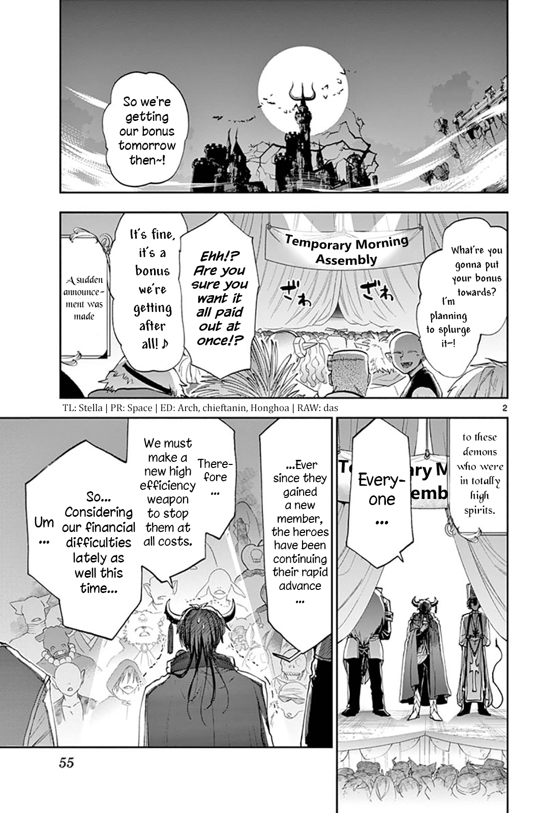 Maou-jou de Oyasumi Chapter 148 page 3 - Chapter 148: 2% Means 1/50, You Know?