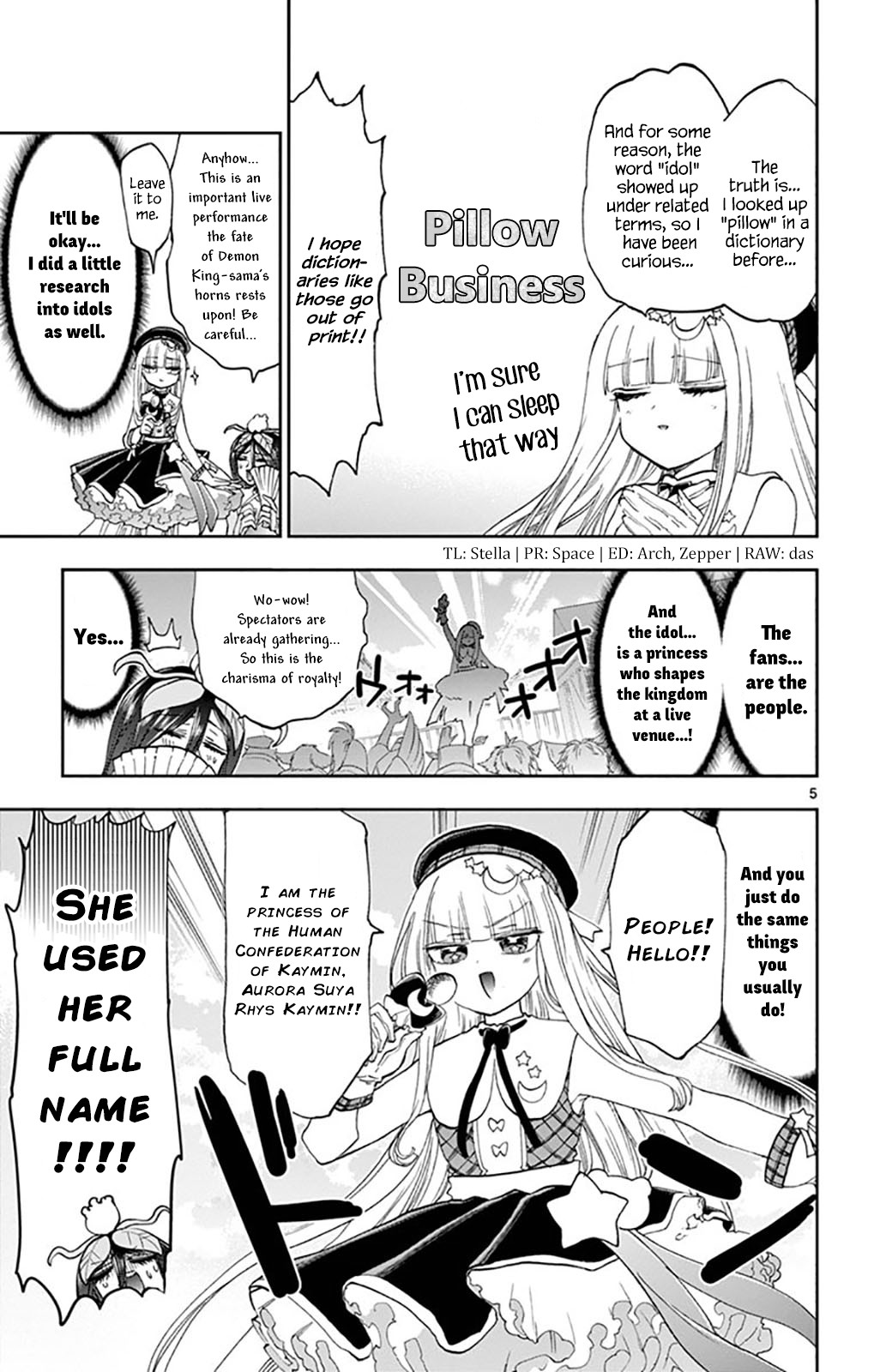 Maou-jou de Oyasumi Chapter 149 page 5 - Chapter 149: THE pRINCESS M@STER