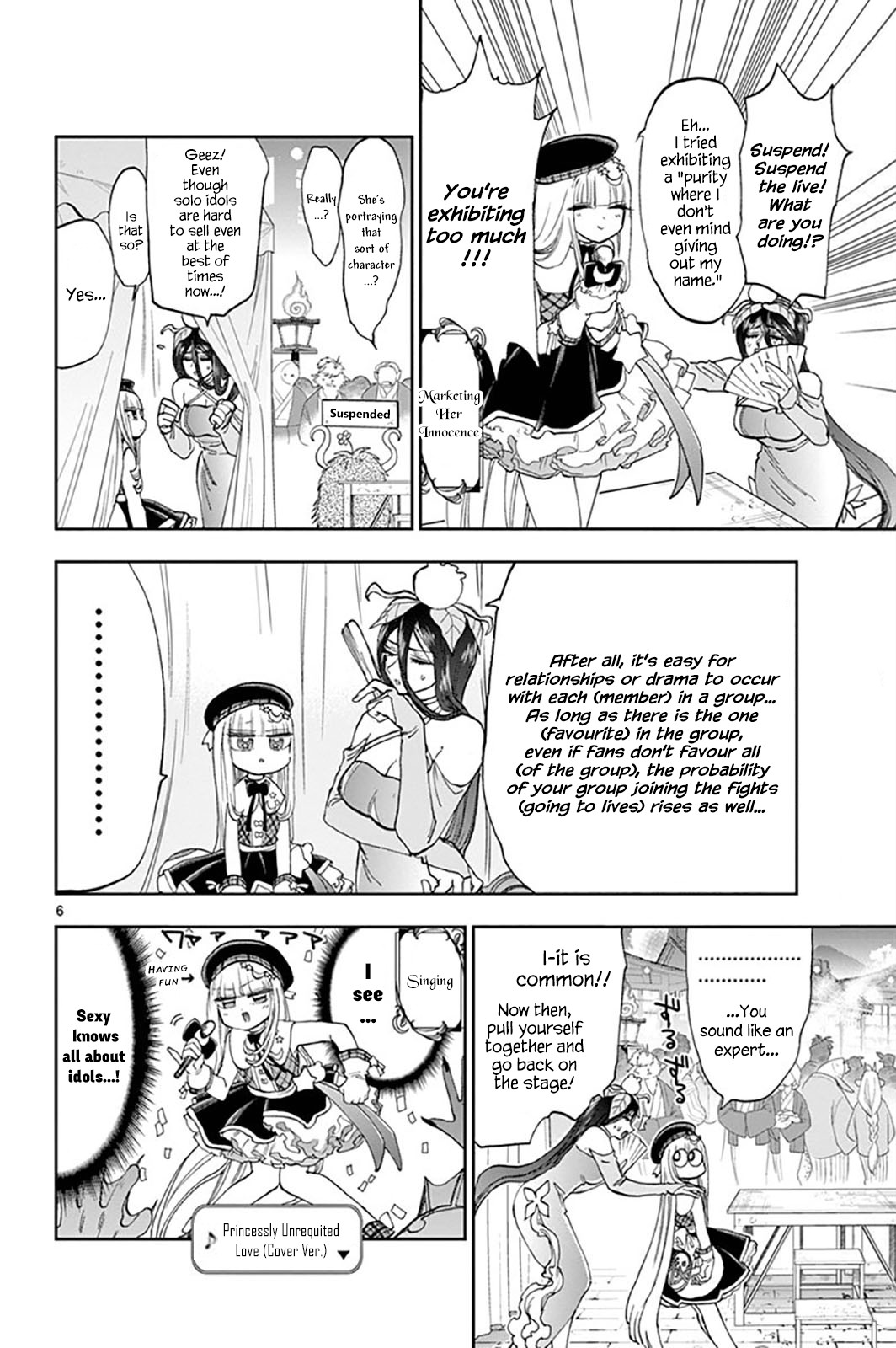 Maou-jou de Oyasumi Chapter 149 page 6 - Chapter 149: THE pRINCESS M@STER