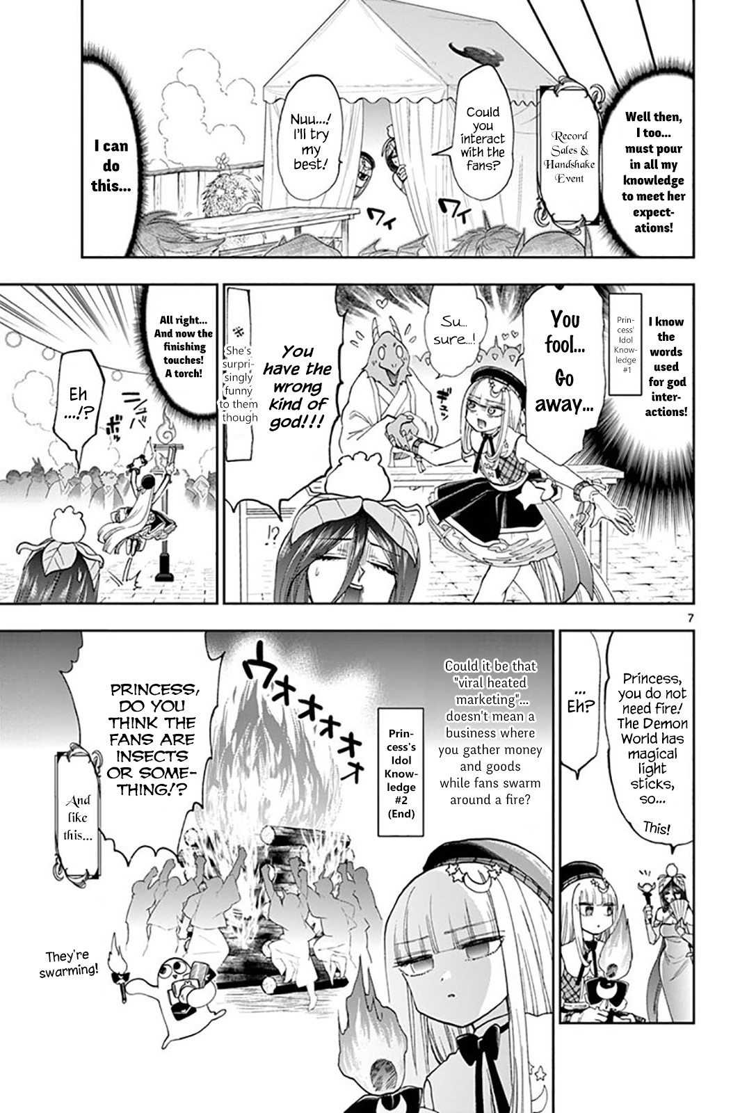 Maou-jou de Oyasumi Chapter 149 page 7 - Chapter 149: THE pRINCESS M@STER