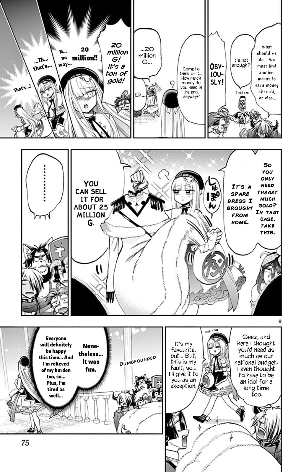 Maou-jou de Oyasumi Chapter 149 page 9 - Chapter 149: THE pRINCESS M@STER