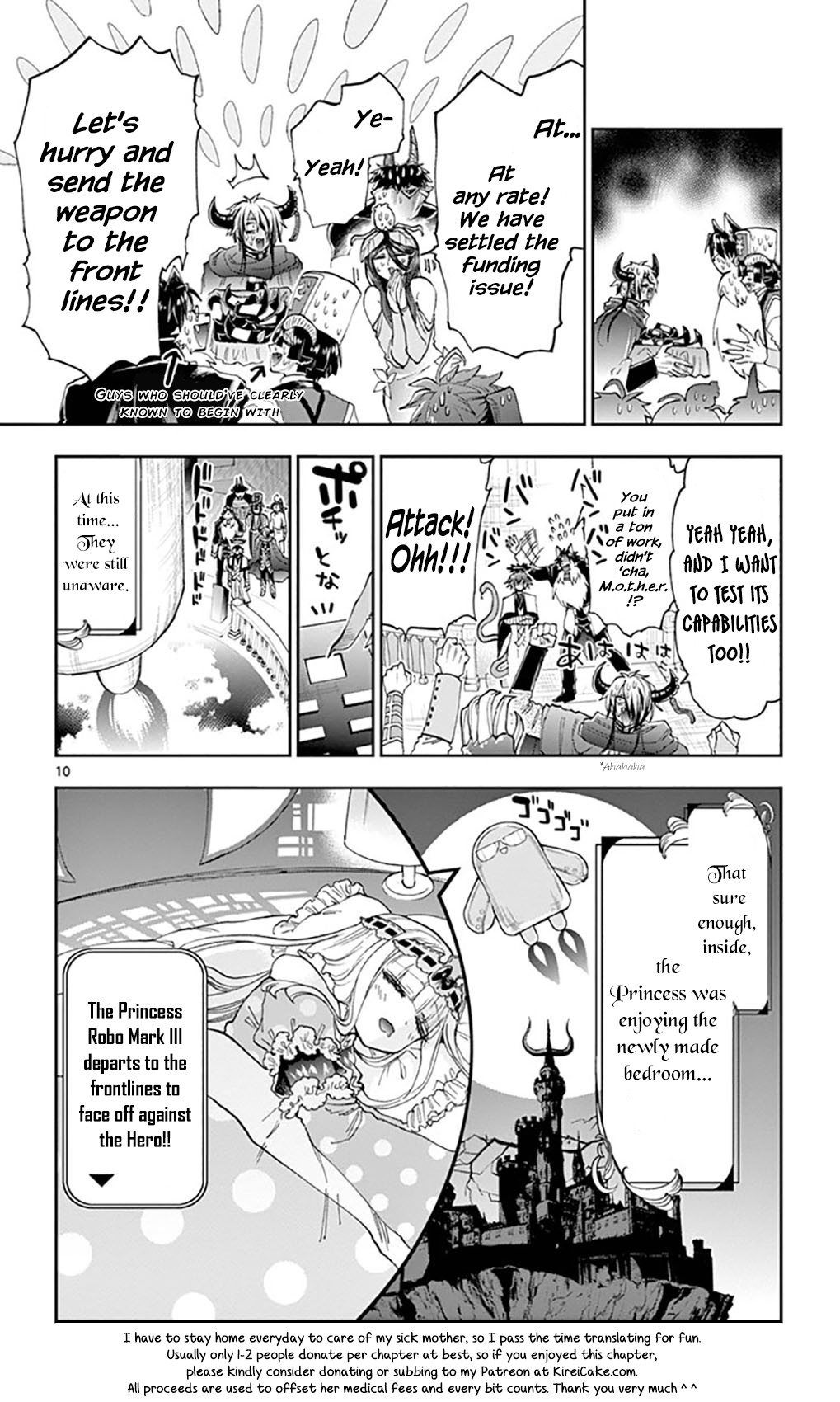 Maou-jou de Oyasumi Chapter 150 page 10 - Chapter 150: A Model's a Model After All