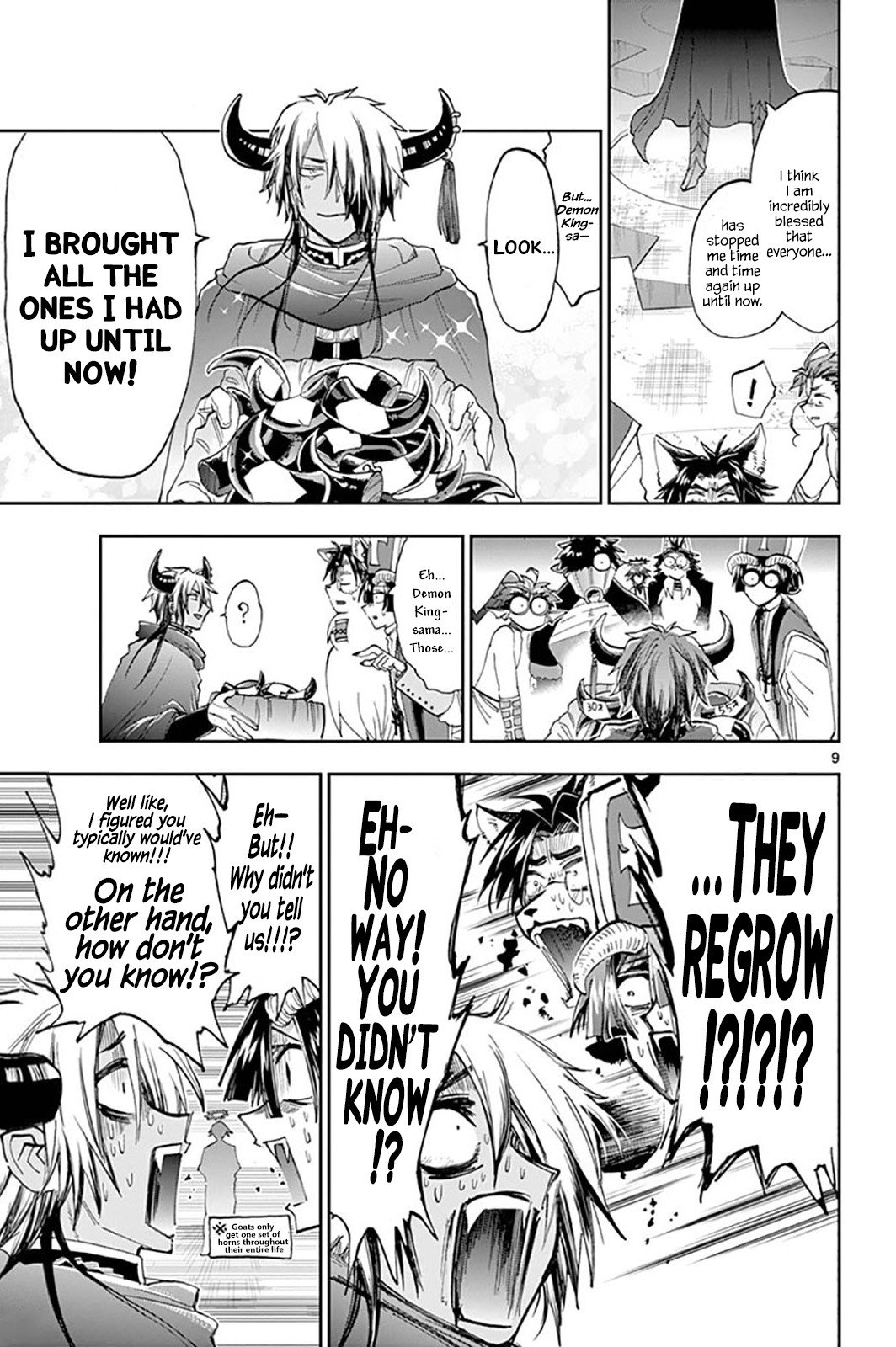 Maou-jou de Oyasumi Chapter 150 page 9 - Chapter 150: A Model's a Model After All
