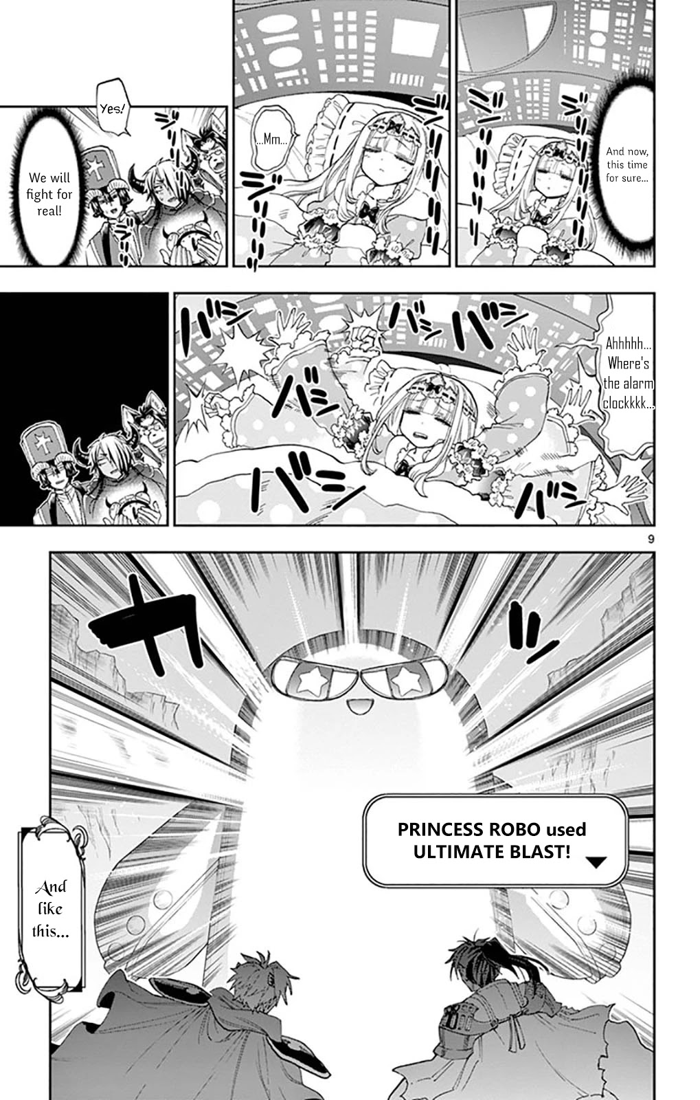 Maou-jou de Oyasumi Chapter 151 page 9 - Chapter 151: Princess Robo Mark III