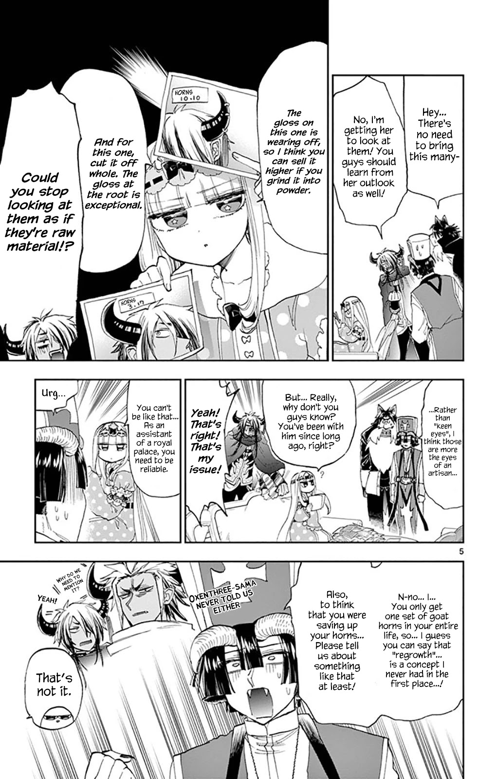 Maou-jou de Oyasumi Chapter 152 page 5 - Chapter 152: The Boy with Grown Horns