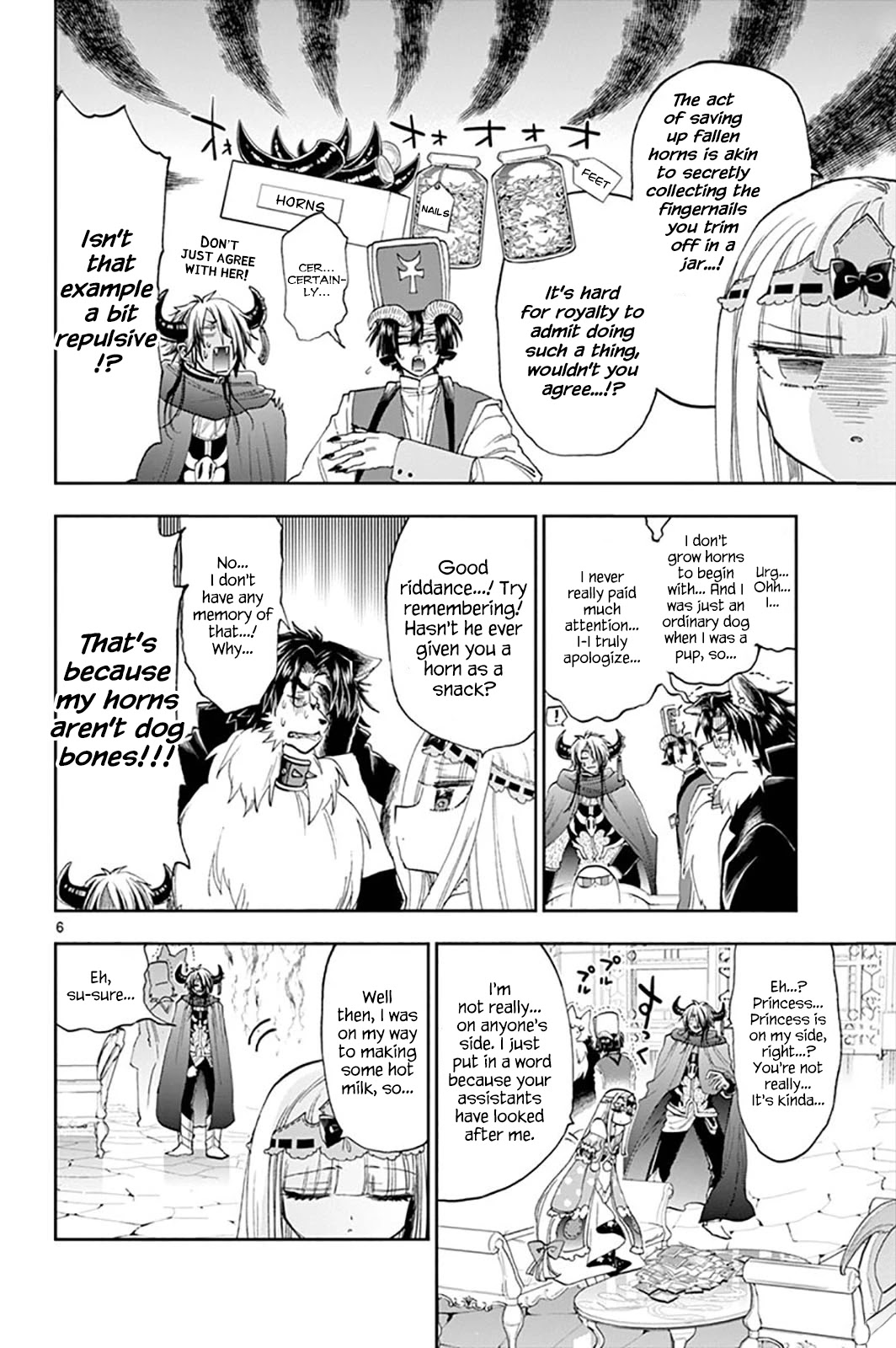 Maou-jou de Oyasumi Chapter 152 page 6 - Chapter 152: The Boy with Grown Horns
