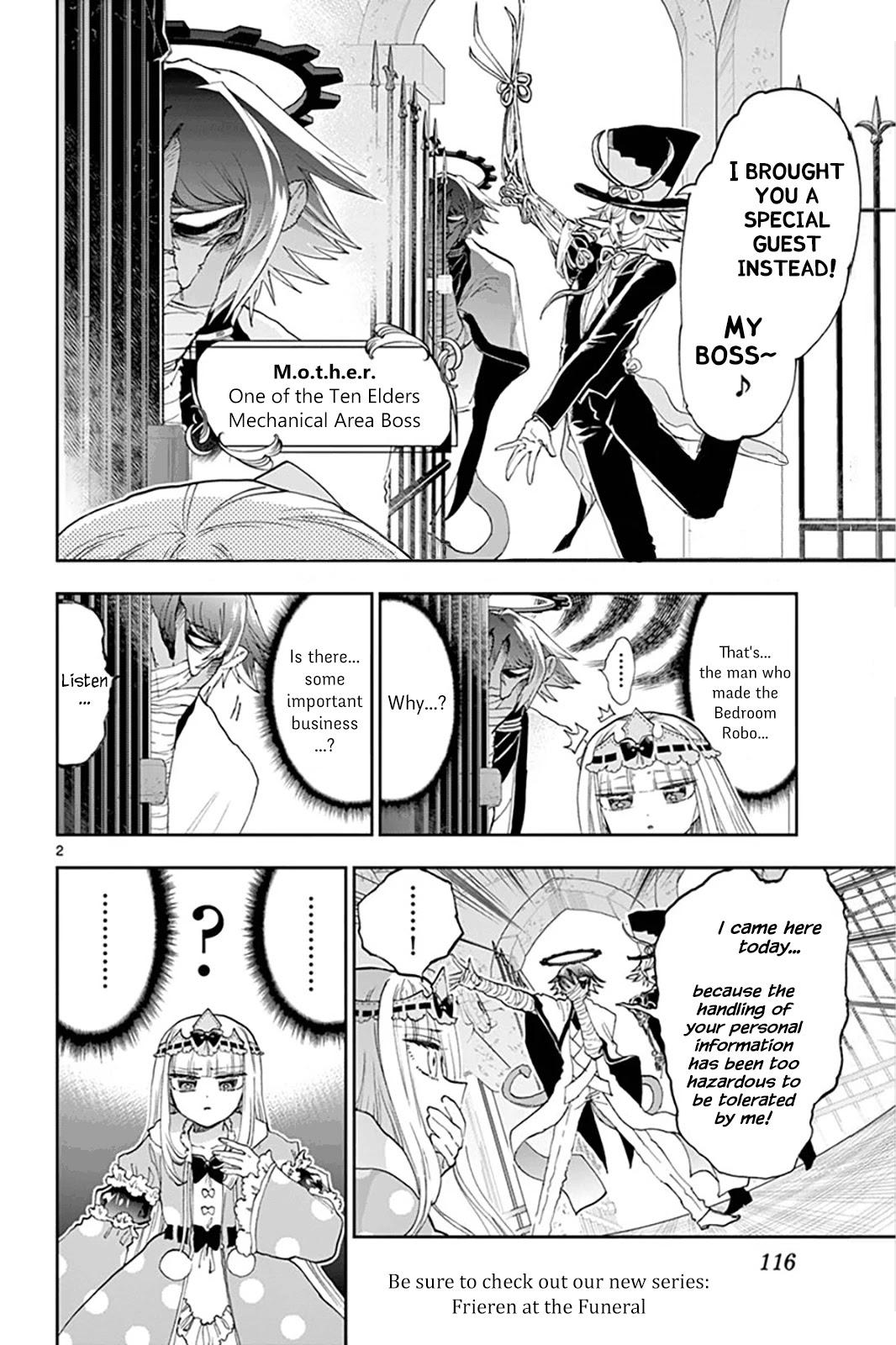 Maou-jou de Oyasumi Chapter 153 page 2 - Chapter 153: No Guard Princess vs. Full Guard Man