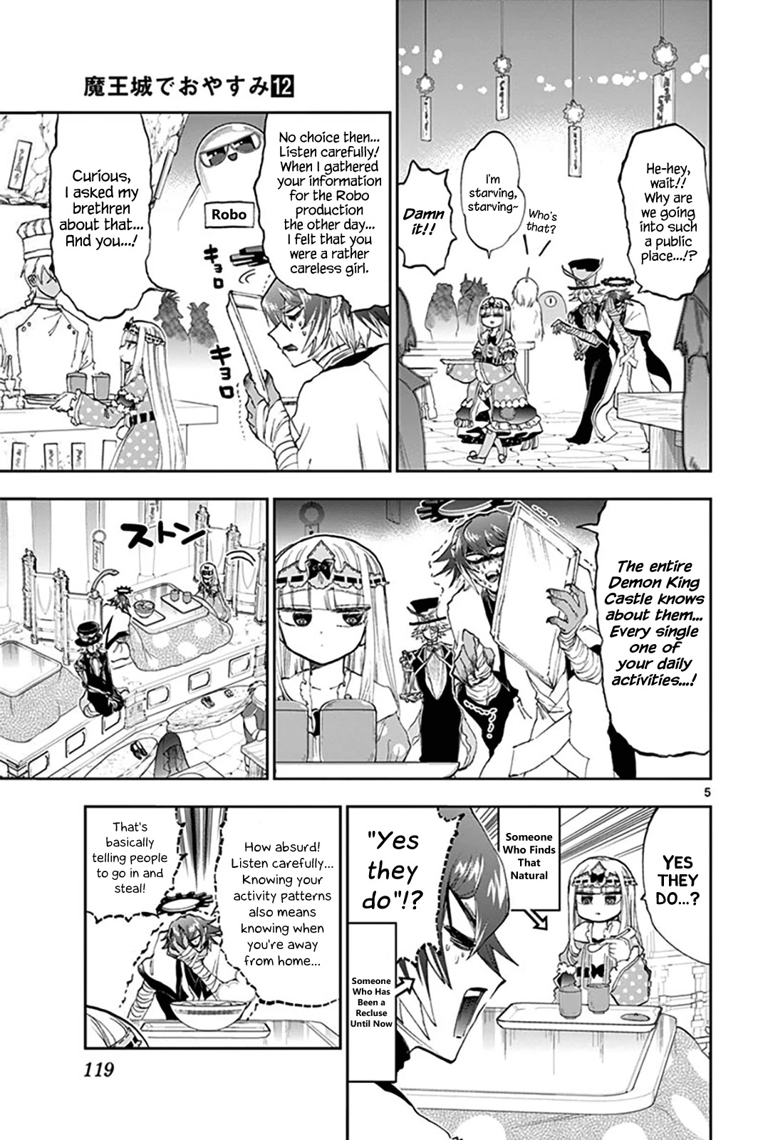 Maou-jou de Oyasumi Chapter 153 page 5 - Chapter 153: No Guard Princess vs. Full Guard Man