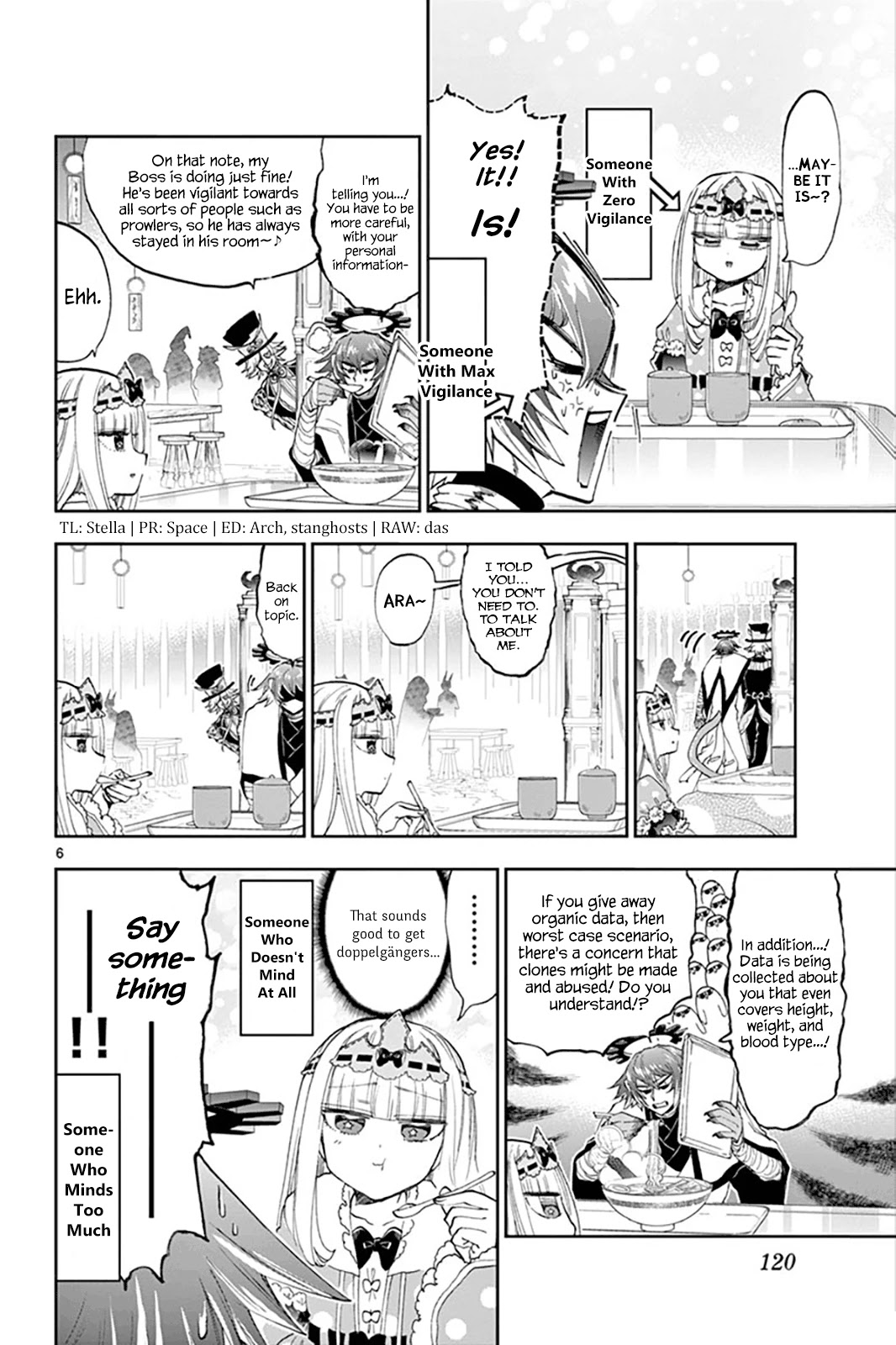 Maou-jou de Oyasumi Chapter 153 page 6 - Chapter 153: No Guard Princess vs. Full Guard Man