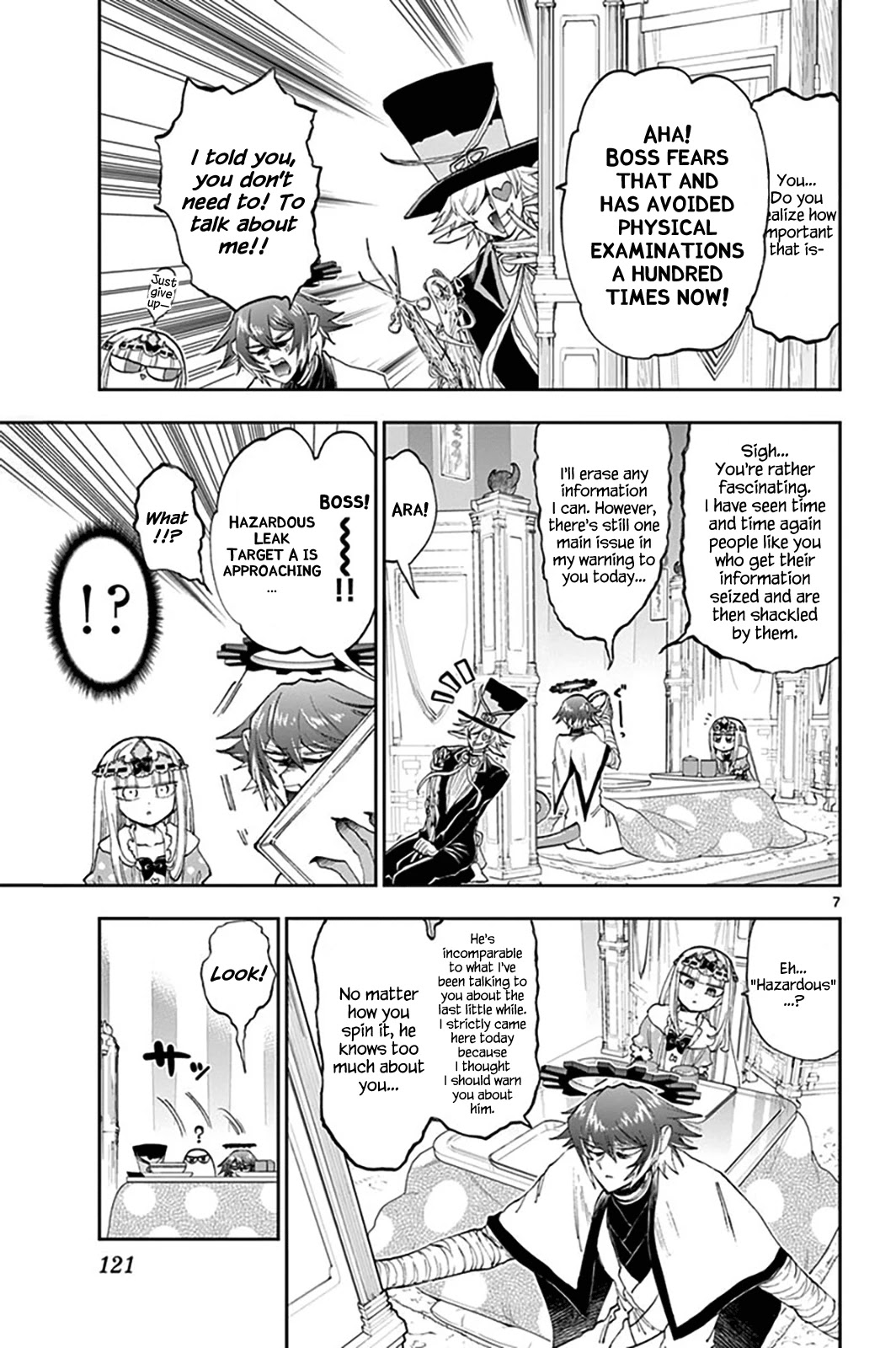 Maou-jou de Oyasumi Chapter 153 page 7 - Chapter 153: No Guard Princess vs. Full Guard Man