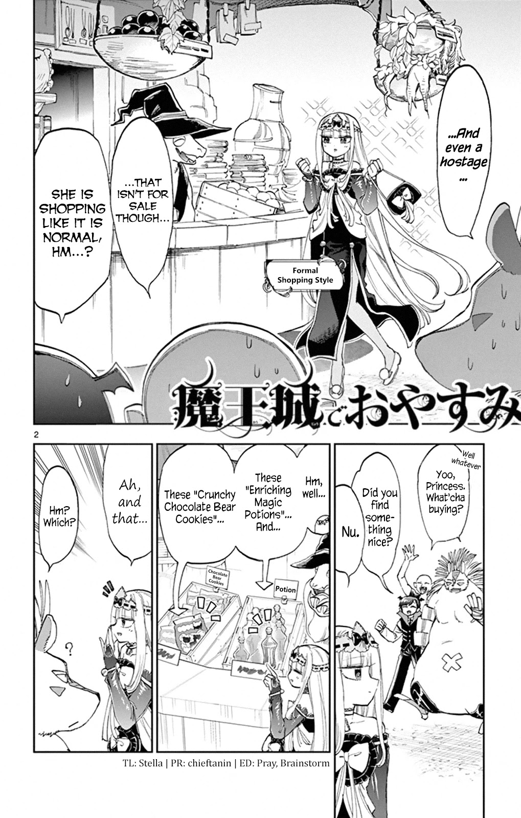 Maou-jou de Oyasumi Chapter 154 page 2 - Chapter 154: Pointing Fingers is Impolite After All...