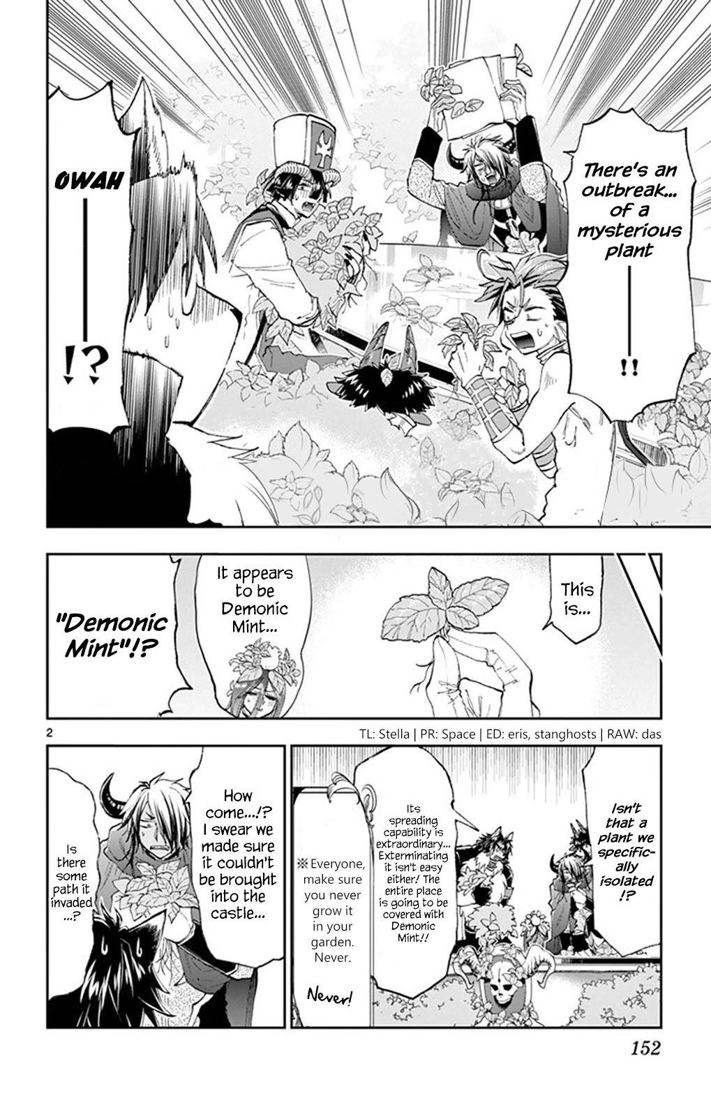 Maou-jou de Oyasumi Chapter 156 page 2 - Chapter 156: The Demon King Castle's Pure Mint Plantation