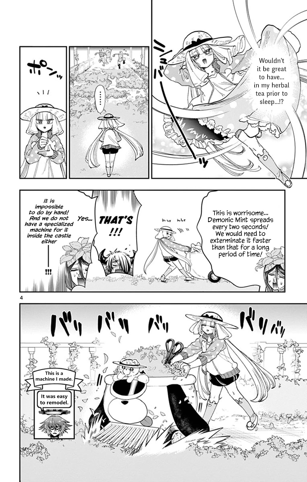 Maou-jou de Oyasumi Chapter 156 page 4 - Chapter 156: The Demon King Castle's Pure Mint Plantation