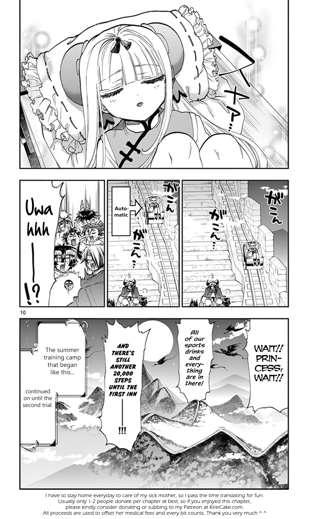 Maou-jou de Oyasumi Chapter 157 page 10 - Chapter 157: Run Up! Training Camp