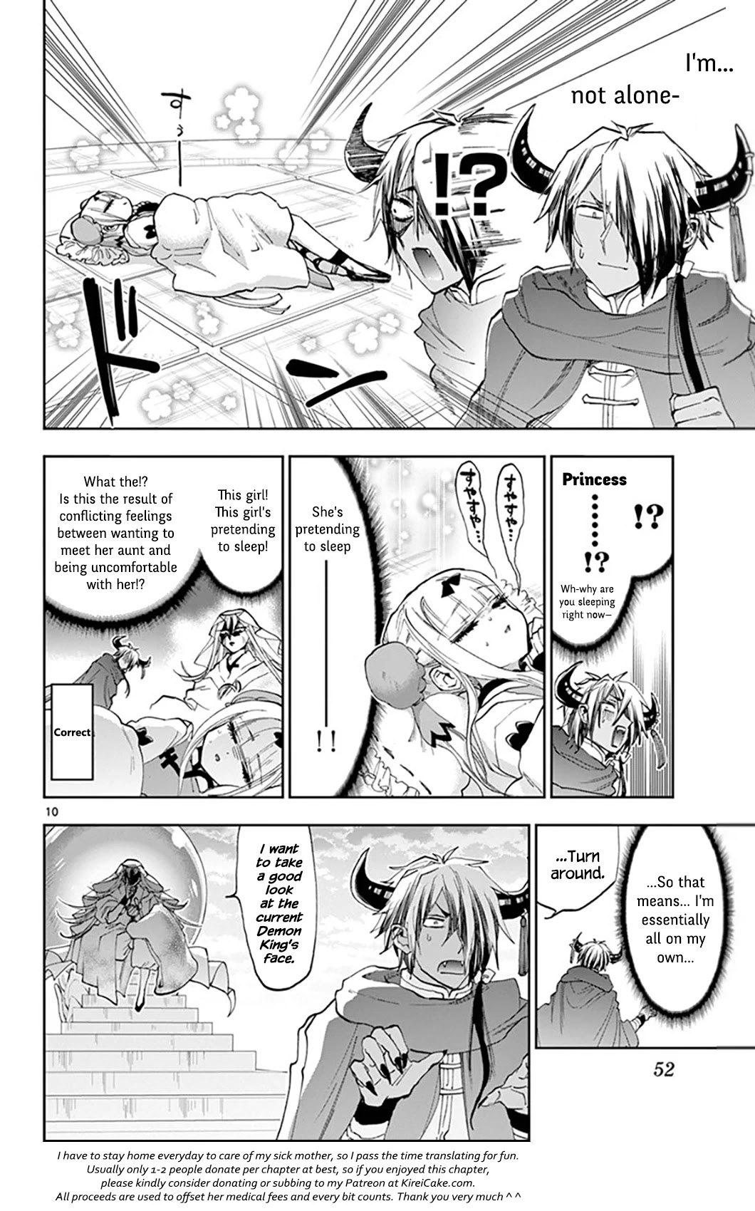 Maou-jou de Oyasumi Chapter 160 page 10 - Chapter 160: I Don't Want Her to Awaken Becuase I Want Her to Awaken