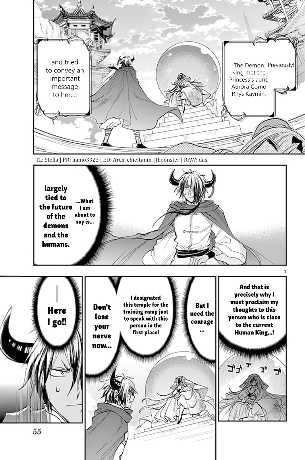 Maou-jou de Oyasumi Chapter 161 page 1 - Chapter 161: The World He Desires