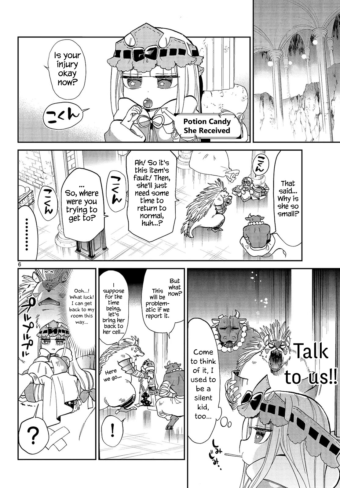 Maou-jou de Oyasumi Chapter 17 page 6 - Chapter 17: She Looks Like the Princess and has the Same Brains as Her Too