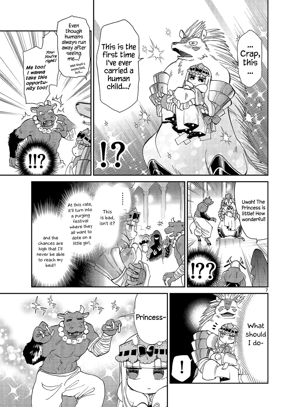 Maou-jou de Oyasumi Chapter 17 page 7 - Chapter 17: She Looks Like the Princess and has the Same Brains as Her Too