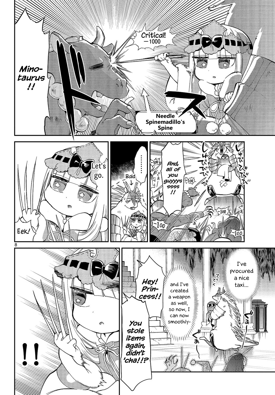 Maou-jou de Oyasumi Chapter 17 page 8 - Chapter 17: She Looks Like the Princess and has the Same Brains as Her Too