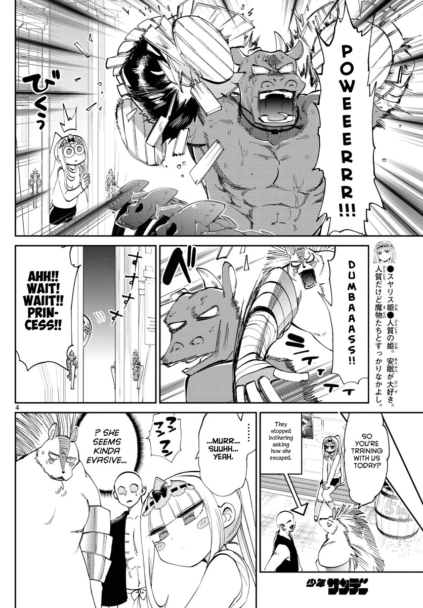 Maou-jou de Oyasumi Chapter 171 page 4 - Chapter 171: How many kilos are the slimes you lift?