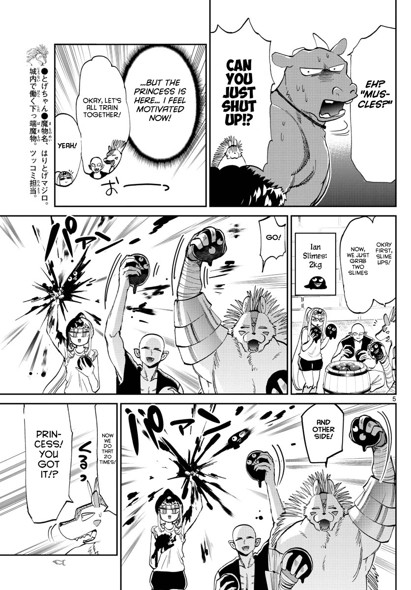 Maou-jou de Oyasumi Chapter 171 page 5 - Chapter 171: How many kilos are the slimes you lift?