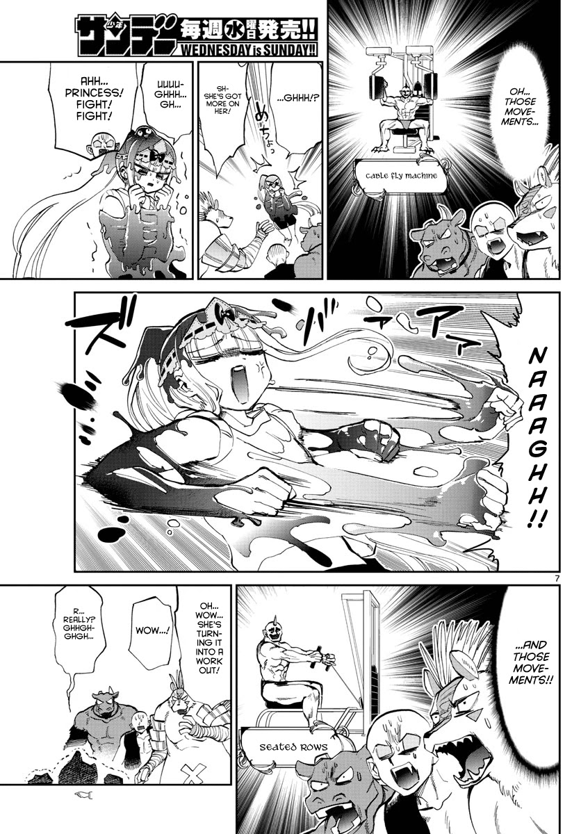 Maou-jou de Oyasumi Chapter 171 page 7 - Chapter 171: How many kilos are the slimes you lift?