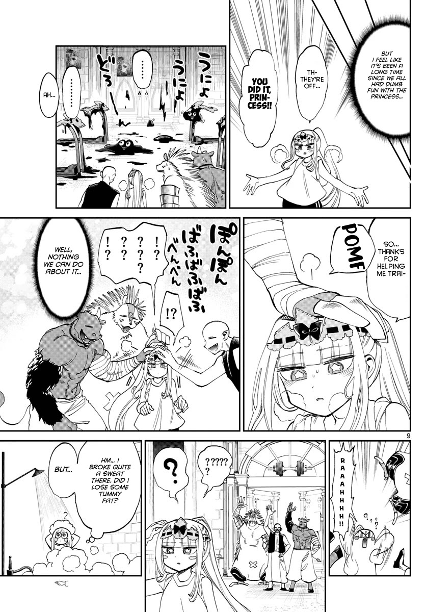 Maou-jou de Oyasumi Chapter 171 page 9 - Chapter 171: How many kilos are the slimes you lift?