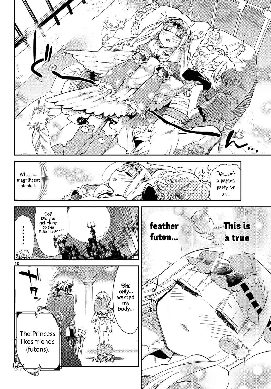 Maou-jou de Oyasumi Chapter 18 page 10 - Chapter 18: Friend (Futon)