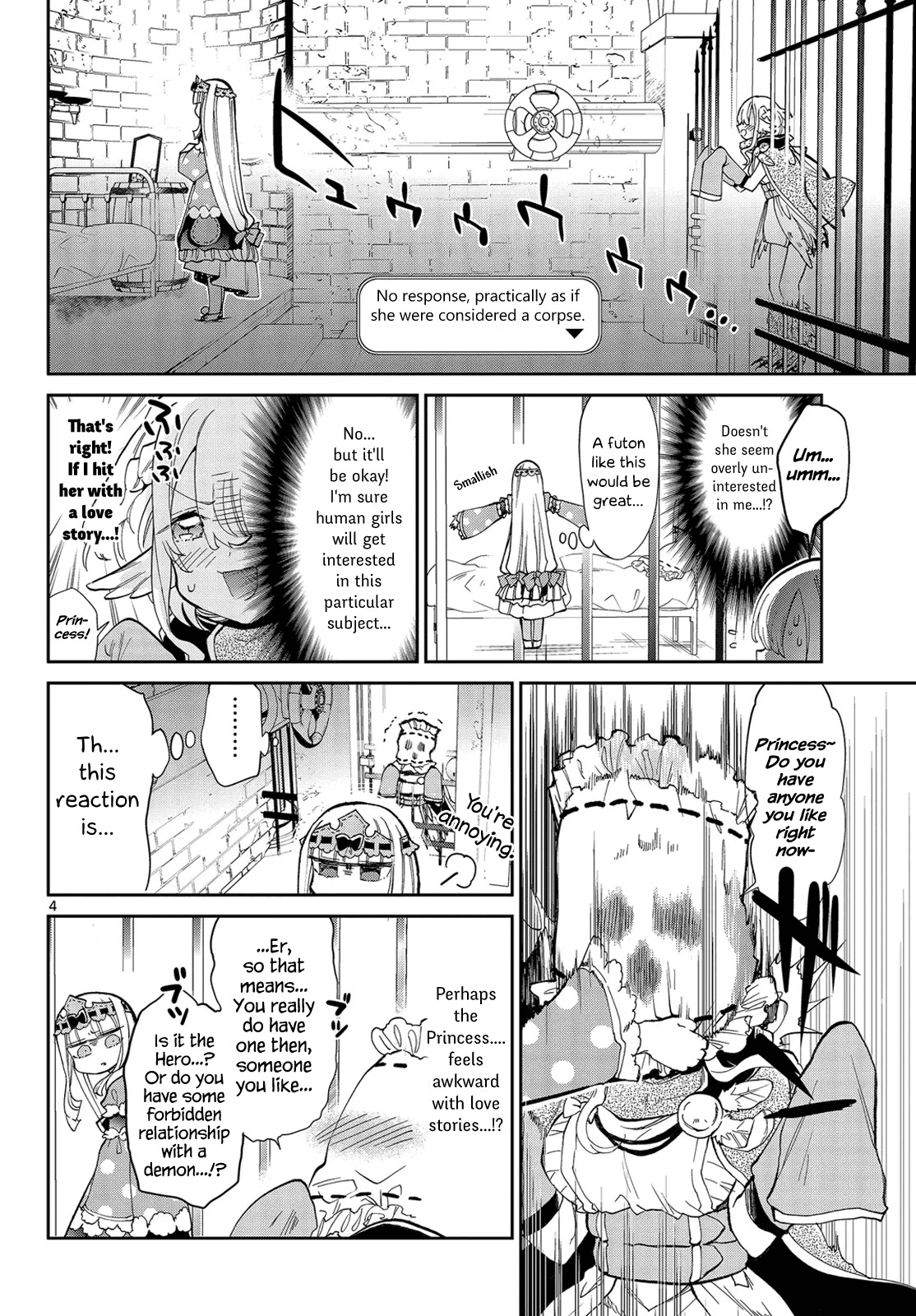 Maou-jou de Oyasumi Chapter 18 page 4 - Chapter 18: Friend (Futon)