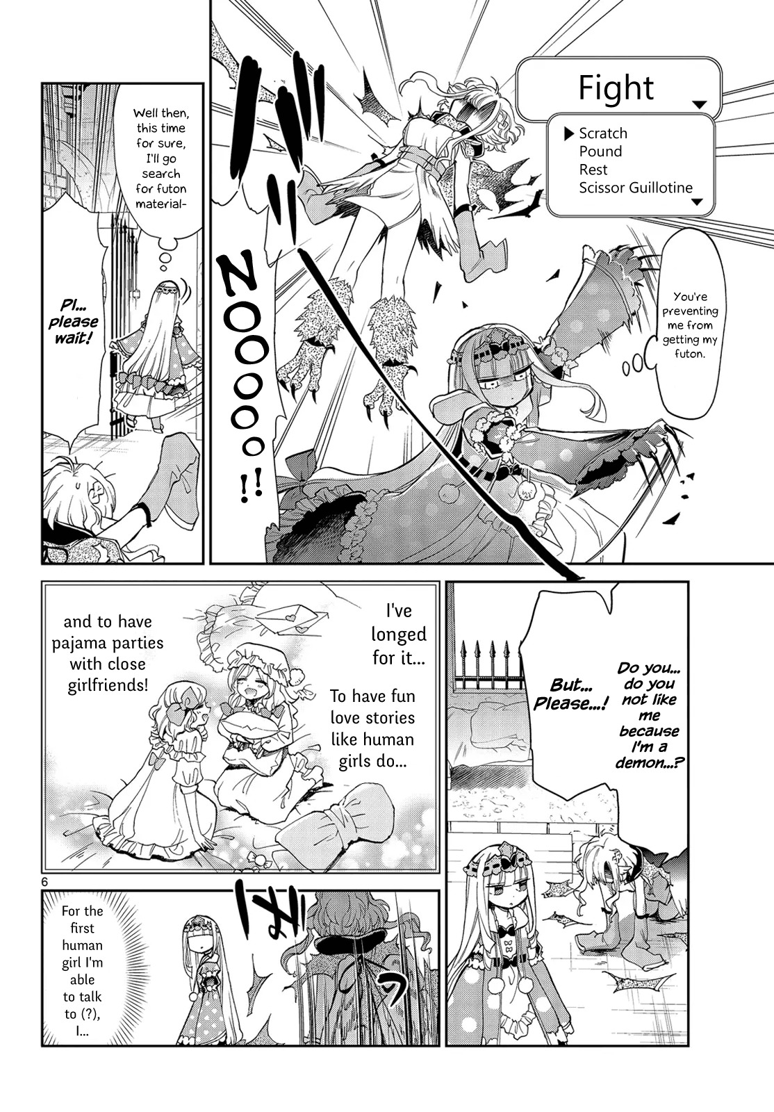 Maou-jou de Oyasumi Chapter 18 page 6 - Chapter 18: Friend (Futon)