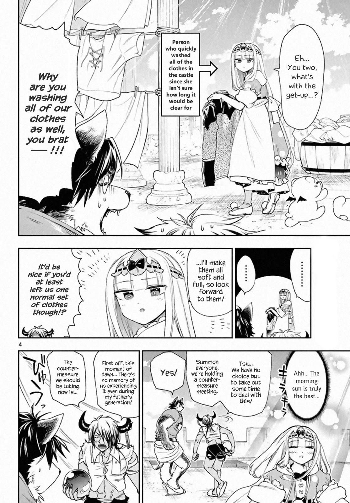 Maou-jou de Oyasumi Chapter 184 page 4 - Chapter 184: Neverending Nights Don't Exist After All